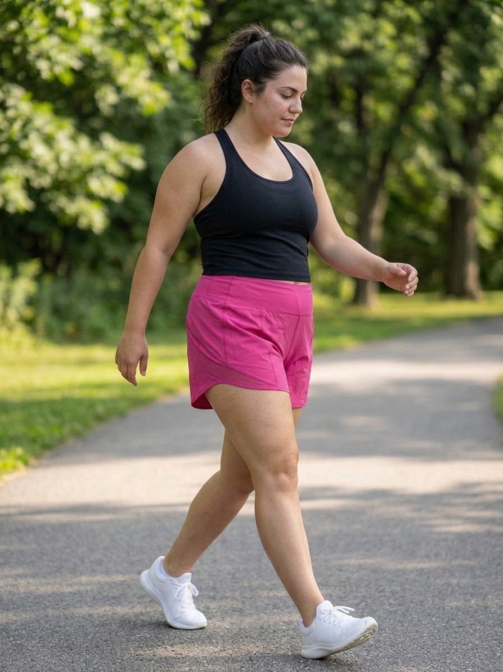 Lululemon Speed Up High-Rise Lined Short 4" Pink Magenta Size 14
